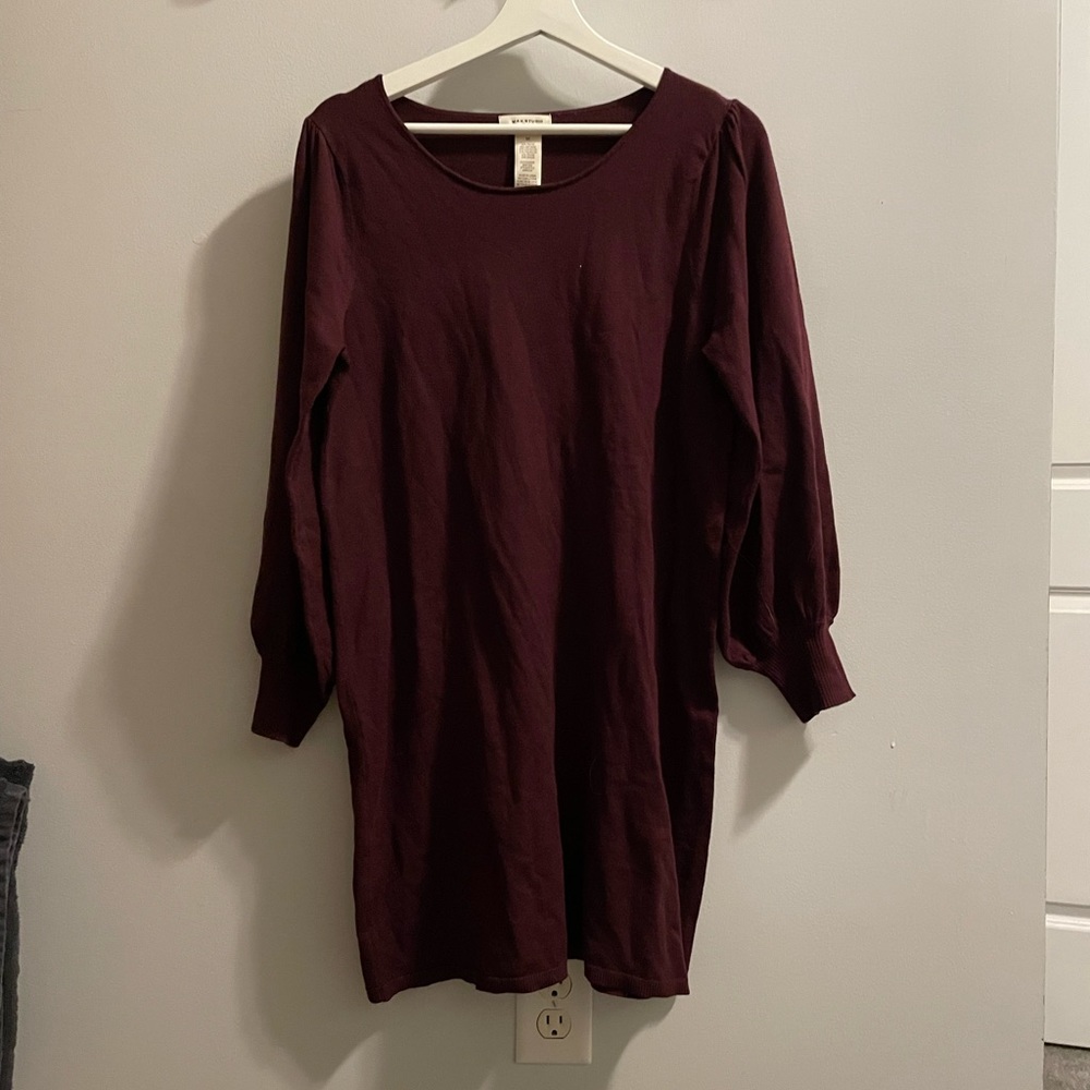 H&M cinch sleeve sweater dress